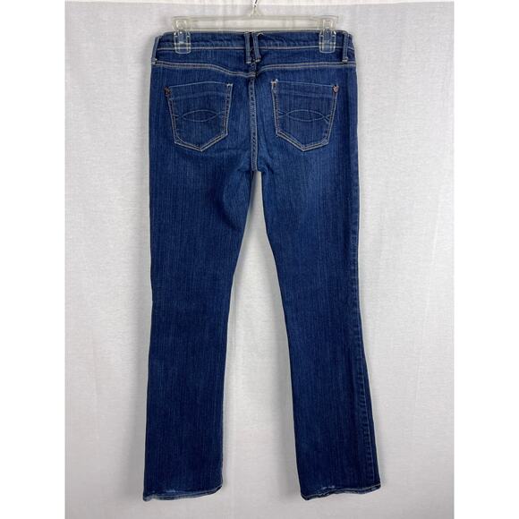 Vintage Abercrombie and Fitch Y2K Low Rise Boot Cut Denim Retro Preppy Trendy - Picture 2 of 6